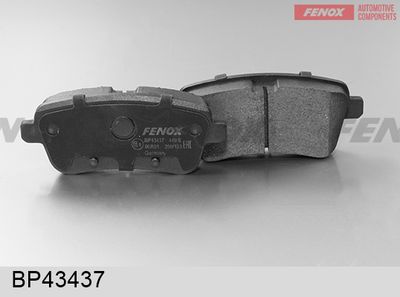 Колодки тормозные дисковые FENOX BP43437