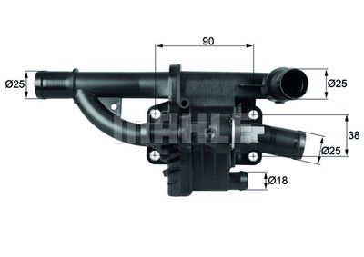 Термостат MAHLE TH4083