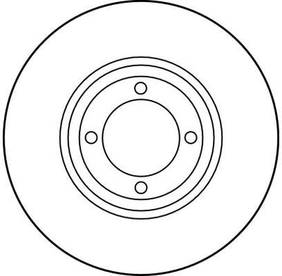 Диск тормозной TRUSTING DF1210