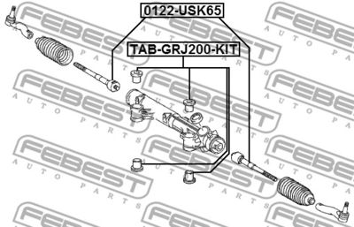 Тяга рулевая FEBEST 0122USK65
