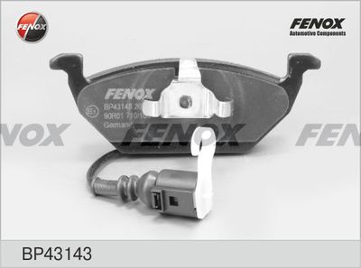 Колодки тормозные передние FENOX BP43143
