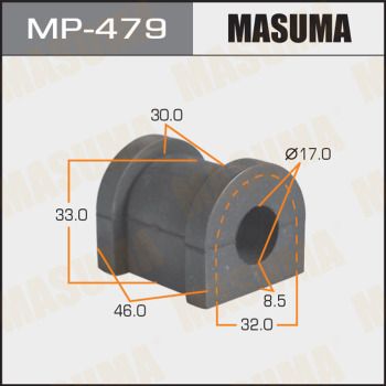 Втулка стабилизатора заднего центральная Masuma MP479