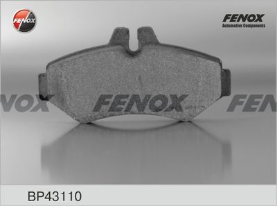 Колодки тормозные дисковые задние FENOX BP43110