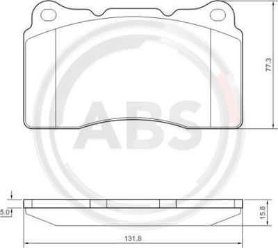 Колодки тормозные передние VOLVO 30748957