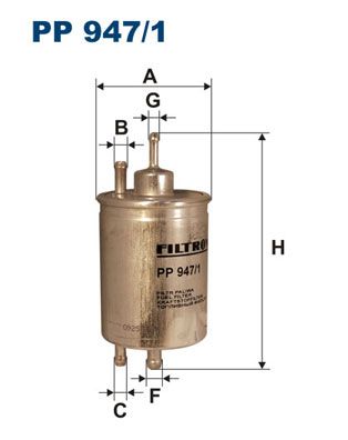 Фильтр топливный FILTRON PP9471