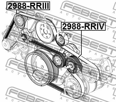 Ролик обводной LAND ROVER LR024791
