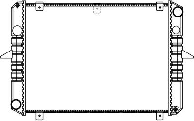 Радиатор основной сборный LUZAR LRC0320