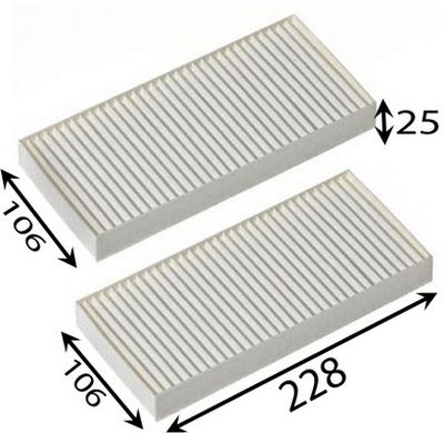 Фильтр салона JS ASAKASHI AC0180SET