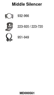 Глушитель средняя часть POLMOSTROW 21291