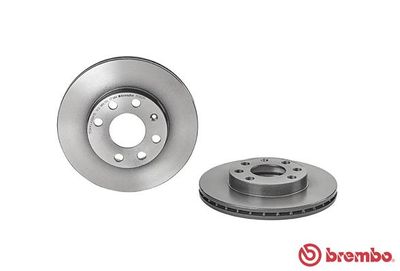 Диск тормозной передний вентилируемый BREMBO 09309011
