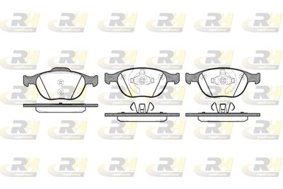 Колодки тормозные дисковые ROADHOUSE 298400