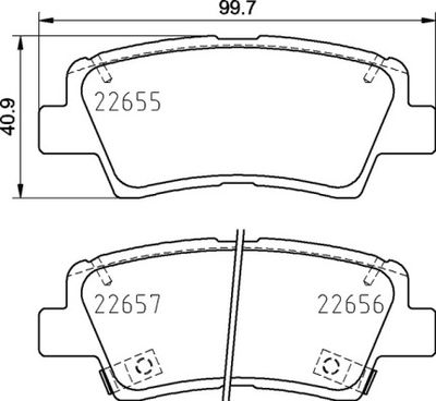 Колодки тормозные дисковые BREMBO P30103