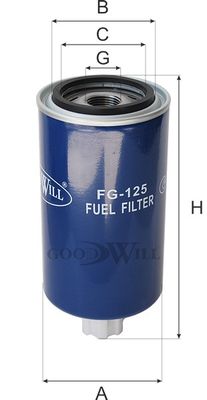 Фильтр топливный TSN 93155