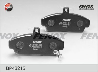 Колодки тормозные дисковые FENOX BP43215