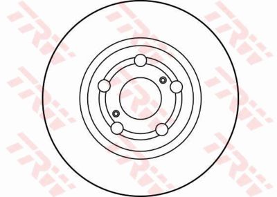 Диск тормозной TRW DF2742