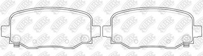 Колодки тормозные задние NIBK PN0849