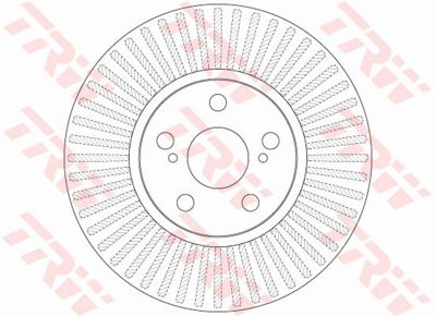 Диск тормозной TRW DF6234