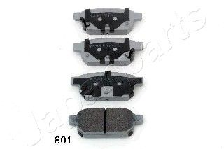 Колодки задние дисковые JAPANPARTS PP801AF