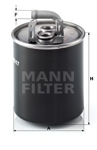 Фильтр топливный MANN-FILTER WK84217