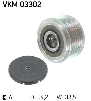Шкив обгонный генератора SKF VKM03302