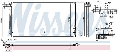 Радиатор кондиционера NISSENS 940765