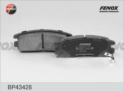 Колодки тормозные дисковые FENOX BP43428