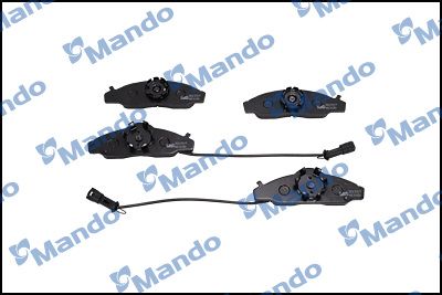 Колодки тормозные дисковые передние Mando MPD17