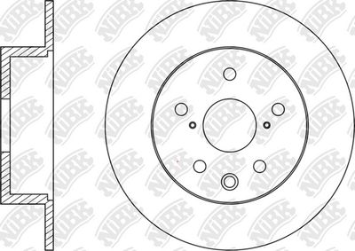 Диск тормозной NIBK RN1438