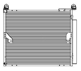 Радиатор кондиционера LUZAR LRAC1973