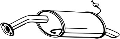 Глушитель основной BOSAL 165287