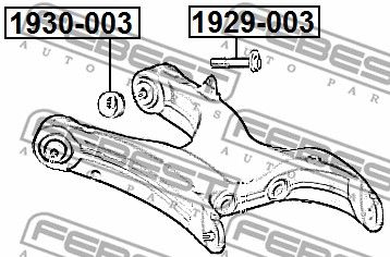 Болт с эксцентриком FEBEST 1929003