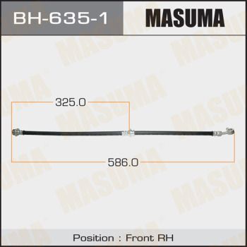 Шланг тормозной передний правый Masuma BH6351