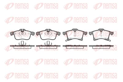 Колодки тормозные дисковые передние REMSA 103602