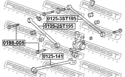Болт FEBEST 0198005