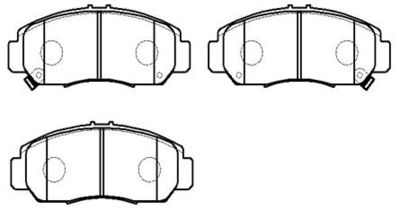 Колодки тормозные дисковые передние HSB HP5085