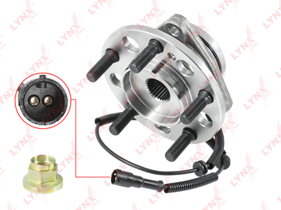 Ступица передняя в сборе LYNXauto WH1176