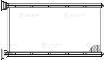 Радиатор отопителя LUZAR LRH2212