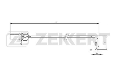Датчик износа тормозных колодок Zekkert BS8108