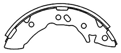 Колодки тормозные задние барабанные AKYOTO AKS11162
