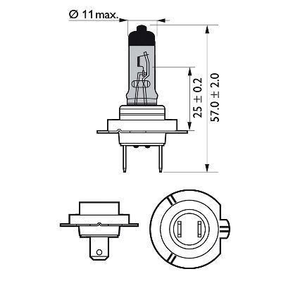 Лампа PHILIPS 12972WVUB1
