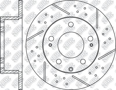 Диск тормозной задний NIBK RN1786DSET