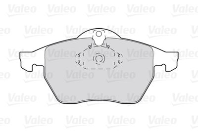 Комплект колодок для дискового тормоза VALEO 301305