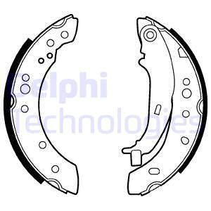Колодки тормозные DELPHI LS2013