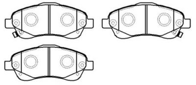 Колодки тормозные дисковые HSB HP9150