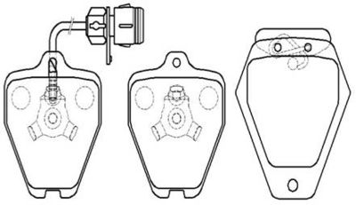 Колодки тормозные дисковые HSB HP9669