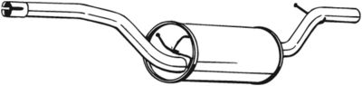 Глушитель средняя часть BOSAL 154513