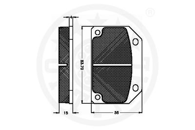 Колодки тормозные дисковые передние BESER 3503