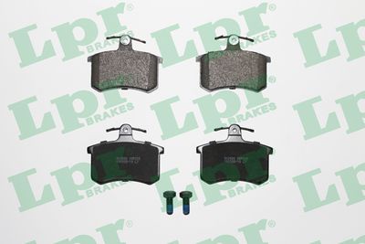 Колодки тормозные задние LPR 05P215
