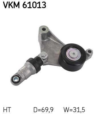 Ролик поликлинового ремня натяжной SKF VKM61013