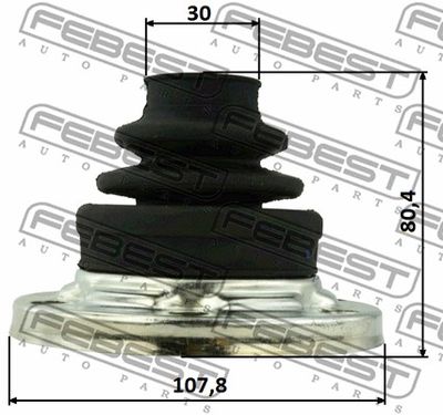 Пыльник ШРУС карданного вала FEBEST 1615G463SA